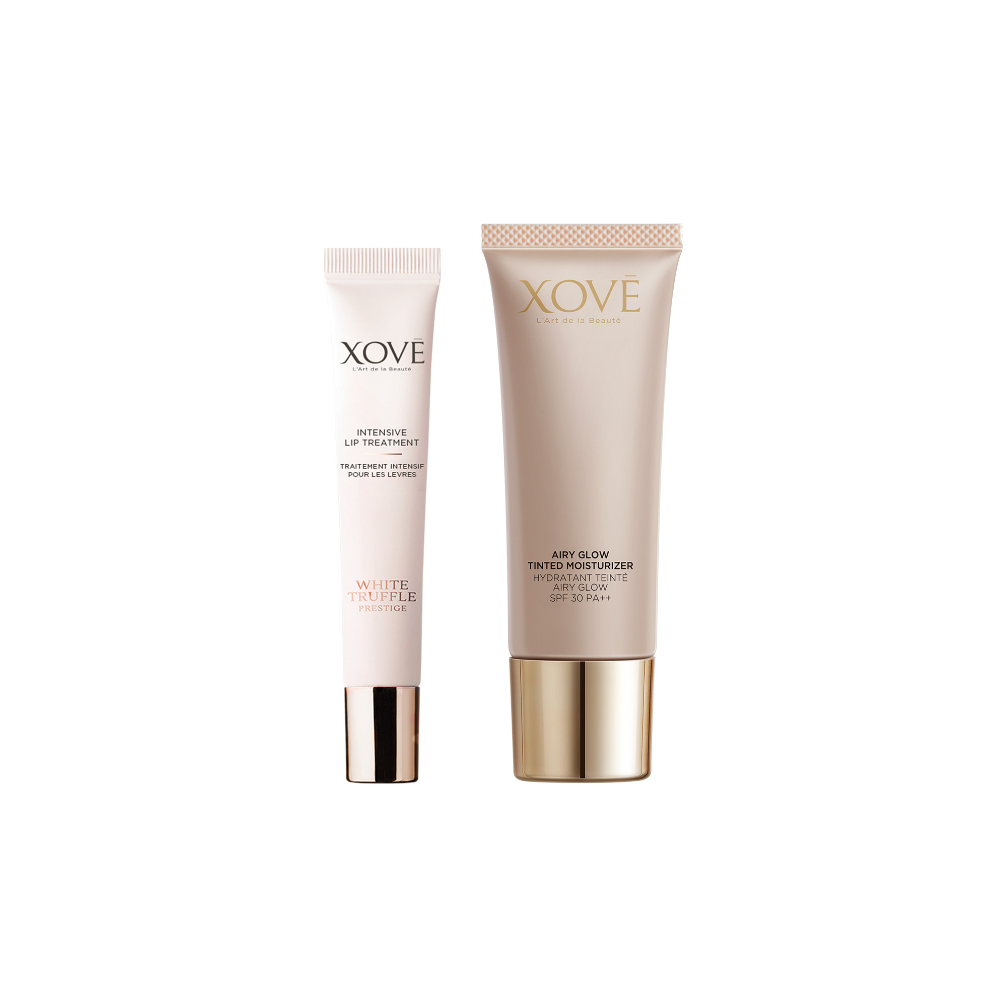 <small>Intensive Lip Treatment 10ml<br>Airy Glow Tinted Moisturizer<br>(Worth: $700)</small>